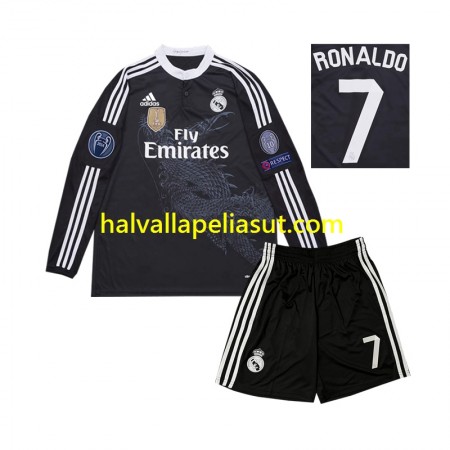 Jalkapallo Pelipaidat/Peliasut Real Madrid Cristiano Ronaldo 7 2014 Retro Lasten Kolmaspaita Pitkähihainen